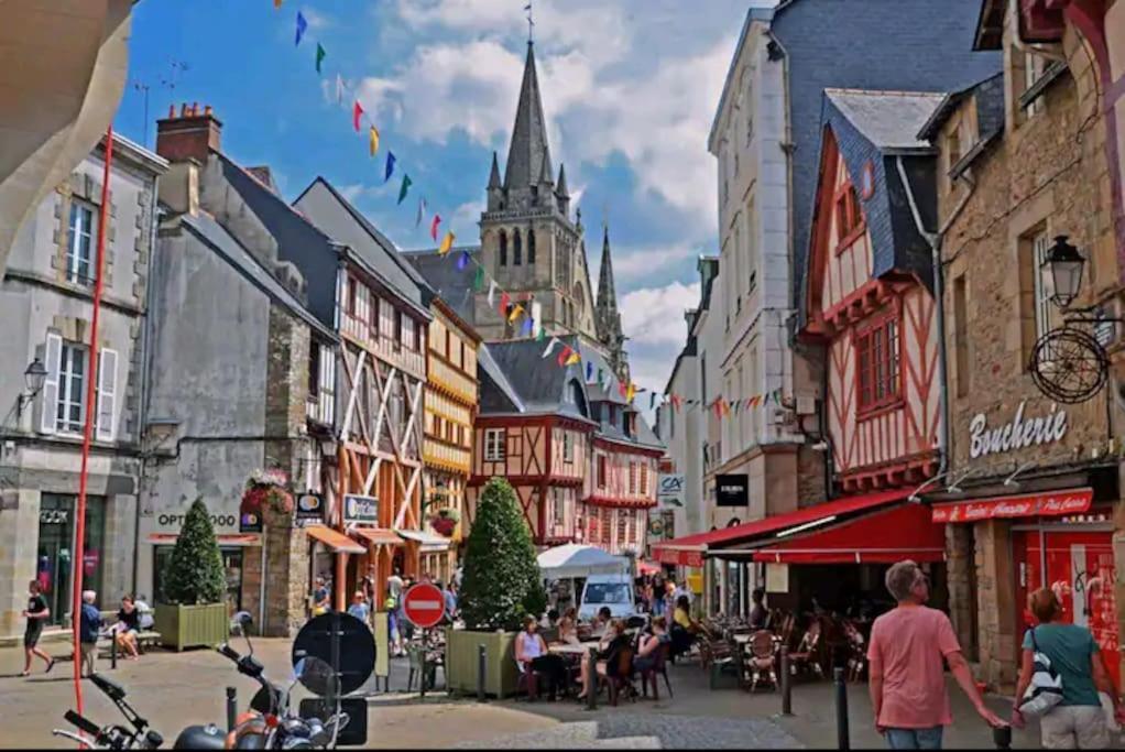 L'Incontournable, Centre Ville Petit Parking Wifi Linge En Option Vannes Eksteriør bilde